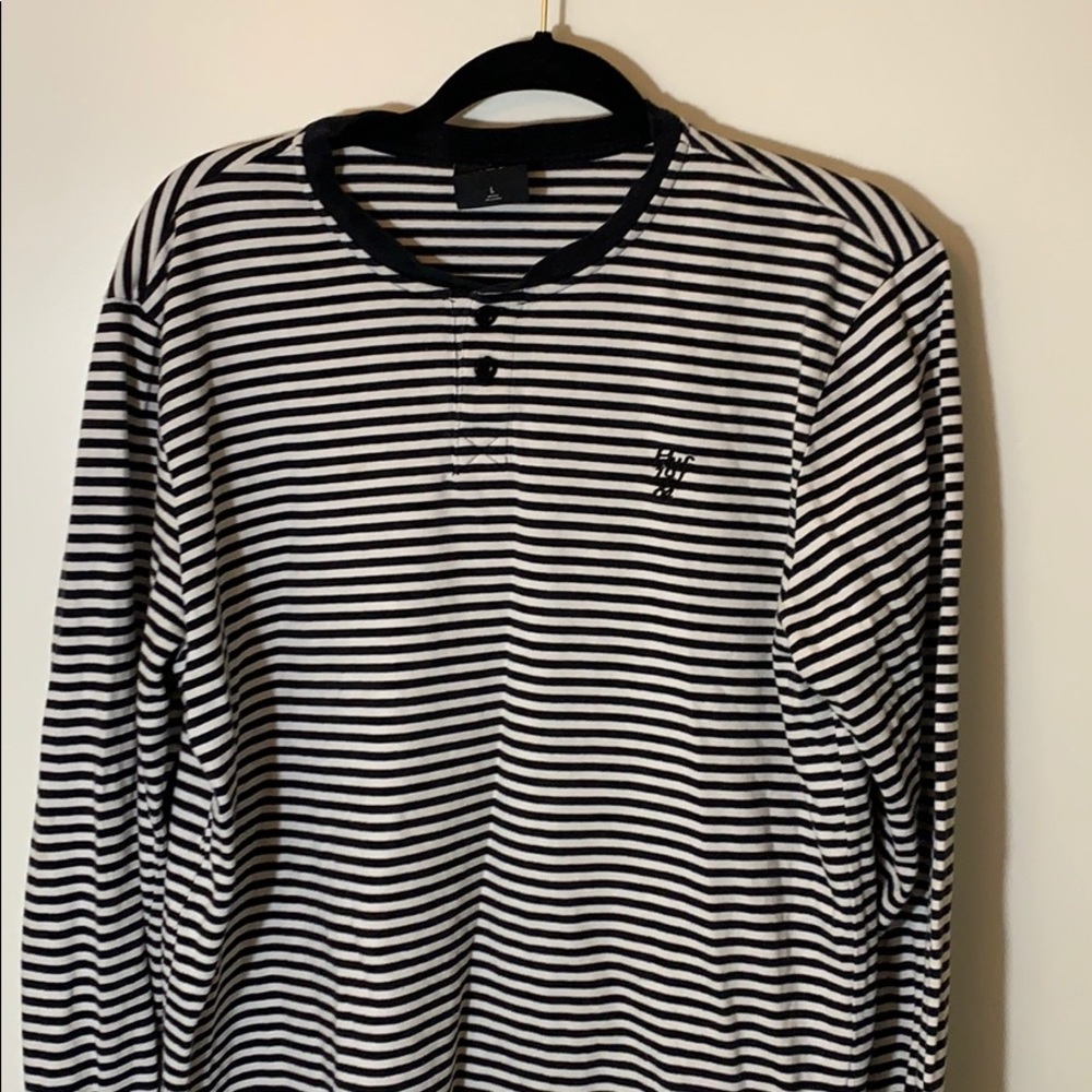 HUF striped long sleeve tee